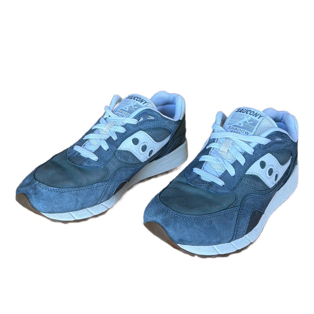 Saucony Shadow 6000 Blue and White Sneakers Men’s size 11 - Picture 4 of 12
